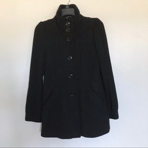 H&M Black Pea Coat